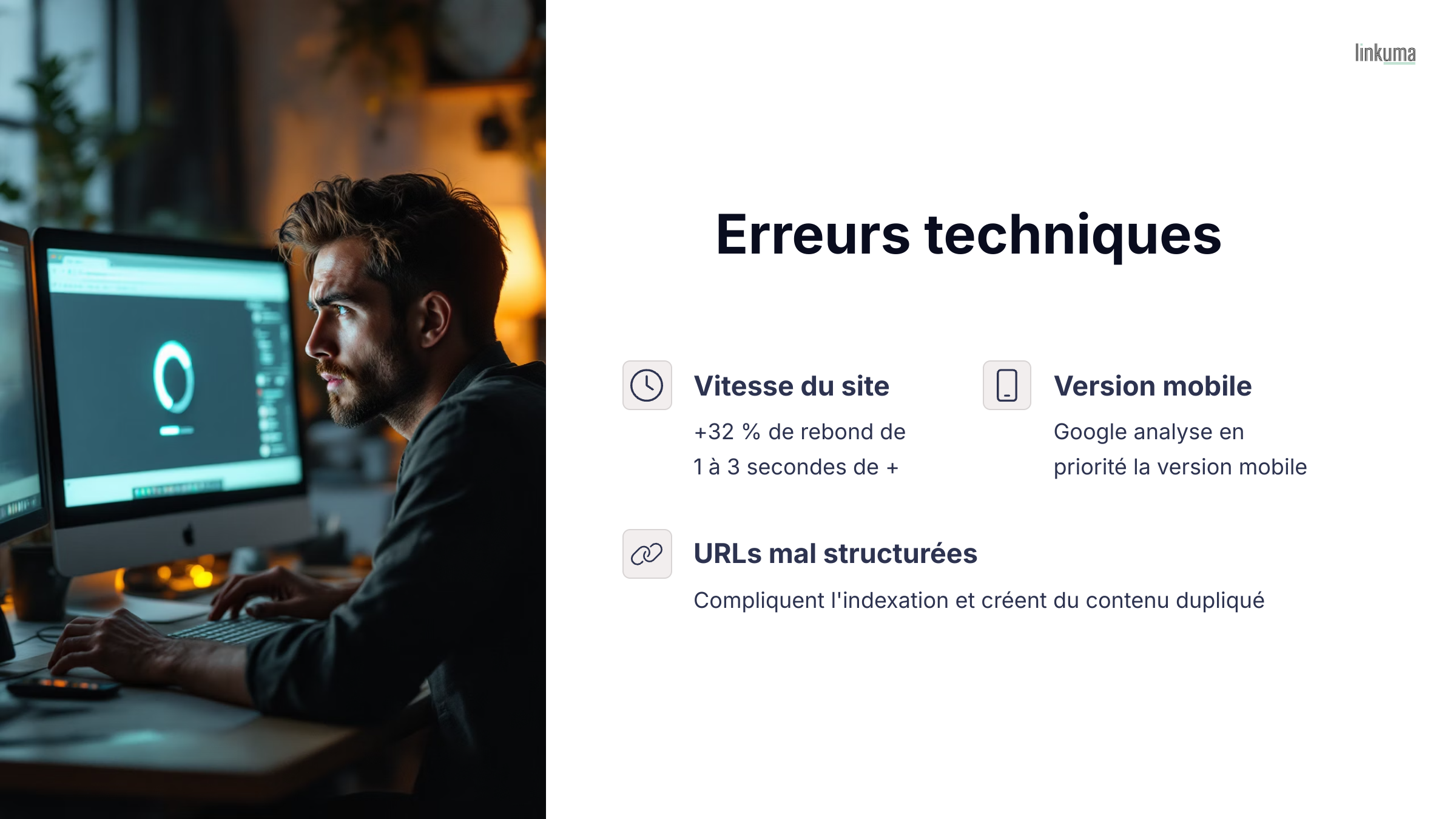 Les erreurs techniques à éviter lors du référencement on-site
