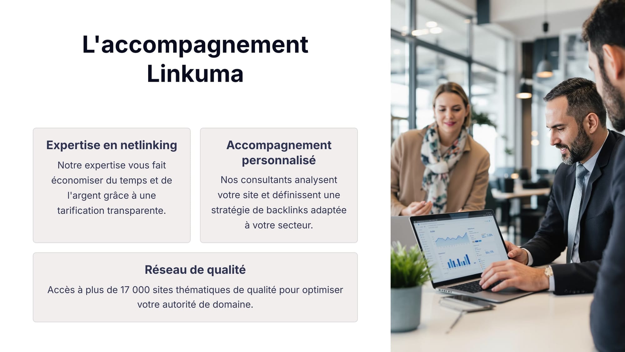 La présentation de l'accompagnement Linkuma