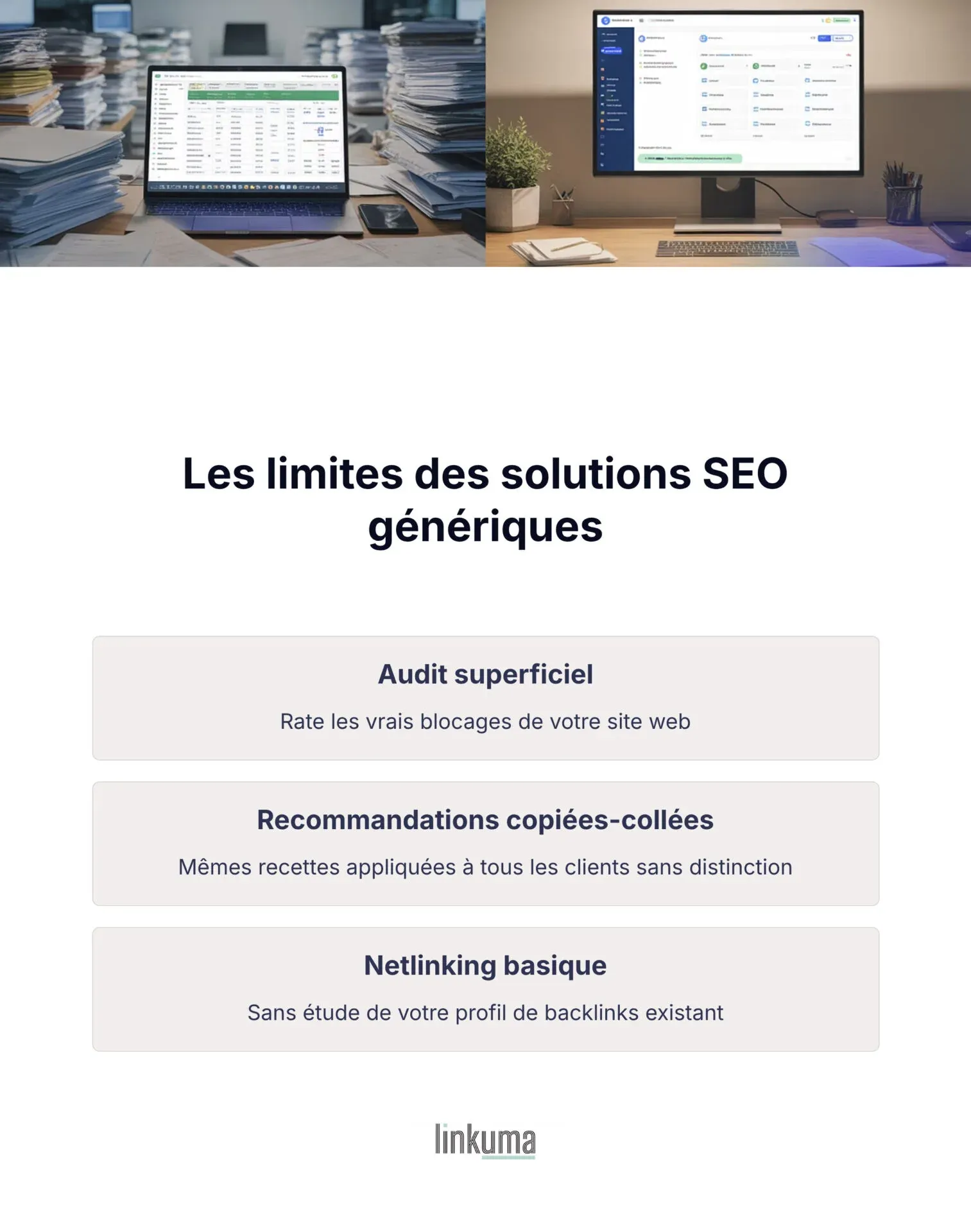 Les limites des solutions SEO génériques